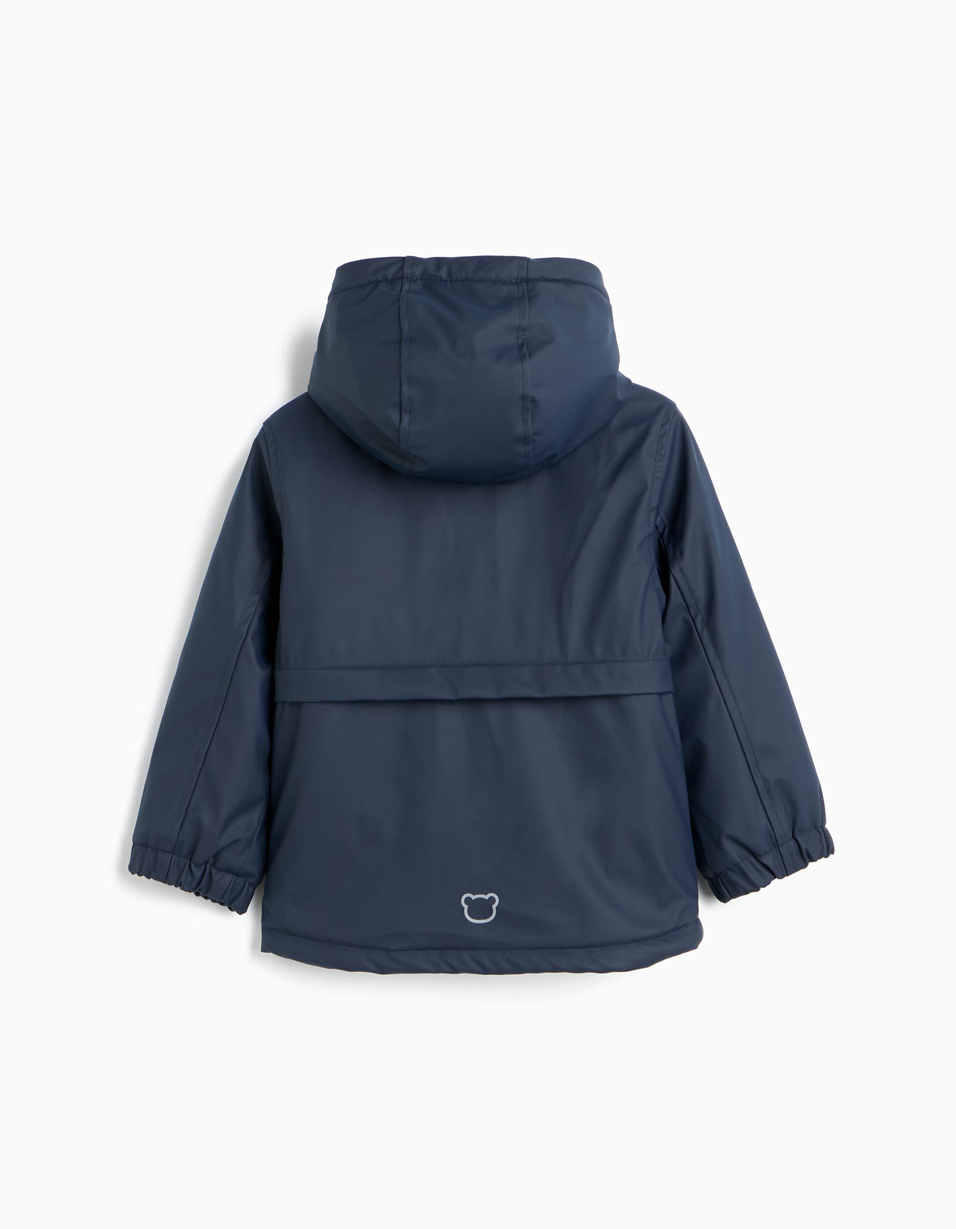 Comprar Online Parka Com Forro Sherpa, Menino, Azul Escuro