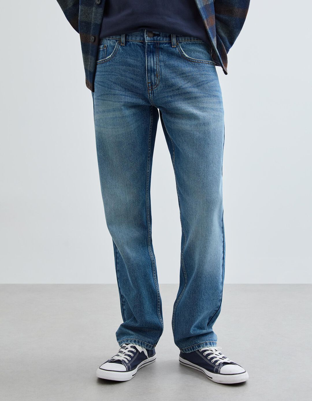 Calças de Ganga 'Slim Fit', Homem, Azul