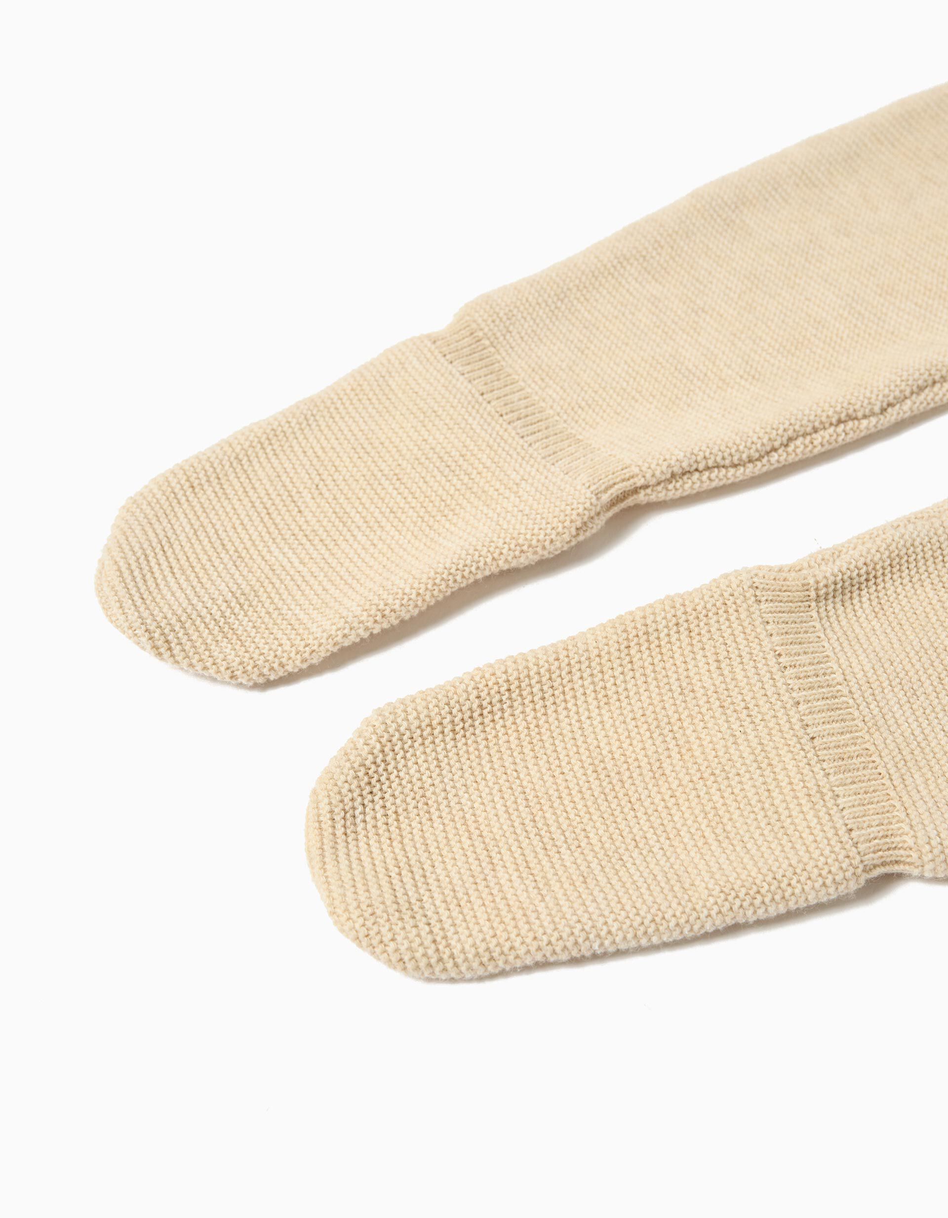 Comprar Online Cal&ccedil;as com P&eacute;s, Rec&eacute;m-Nascido, Bege Claro 