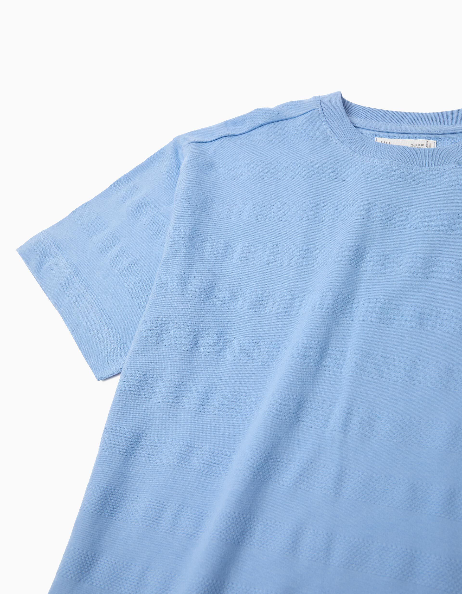 Comprar Online T-shirt Manga Curta, Menino, Azul 