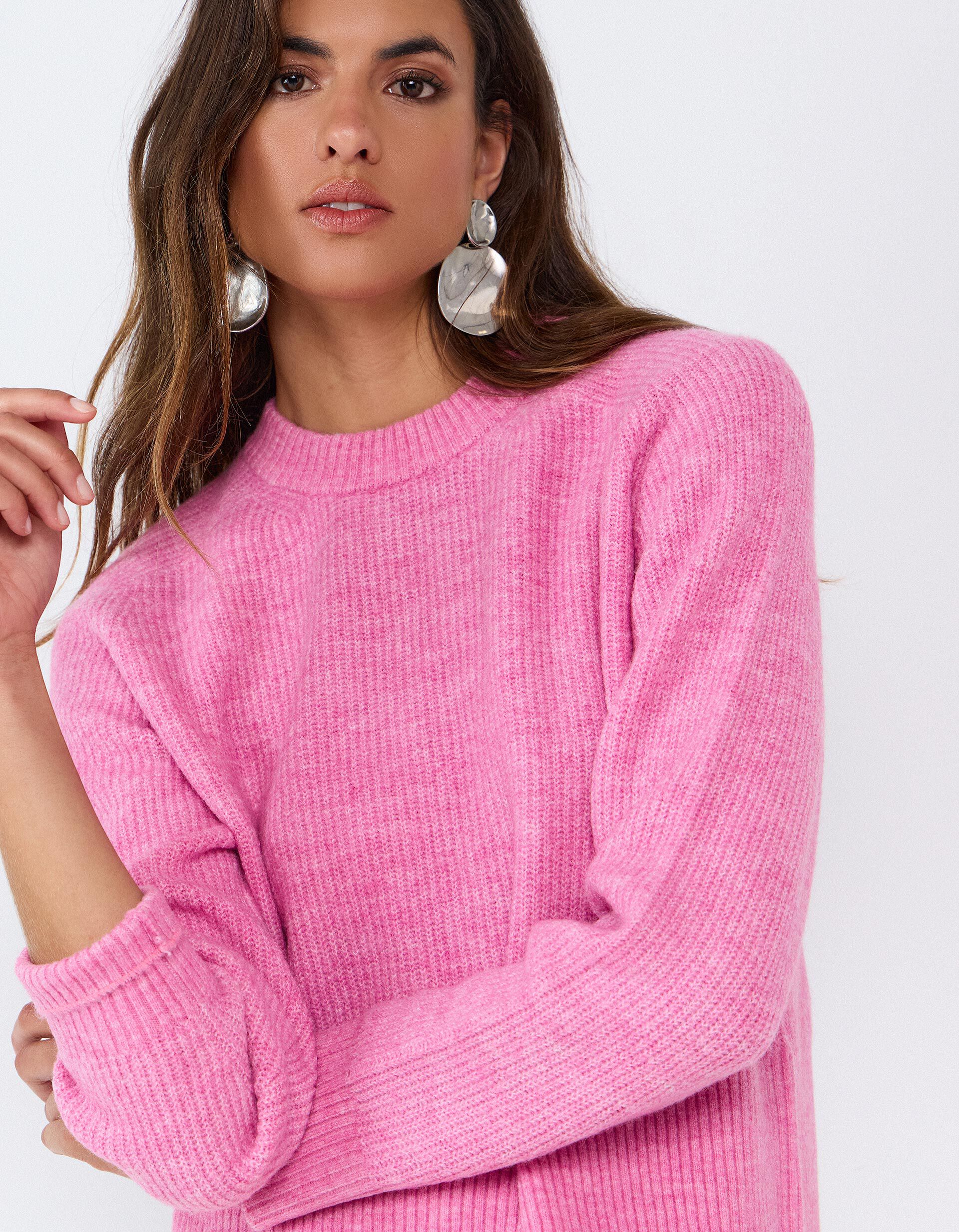 Comprar Online Camisola De Malha, Mulher, Rosa
