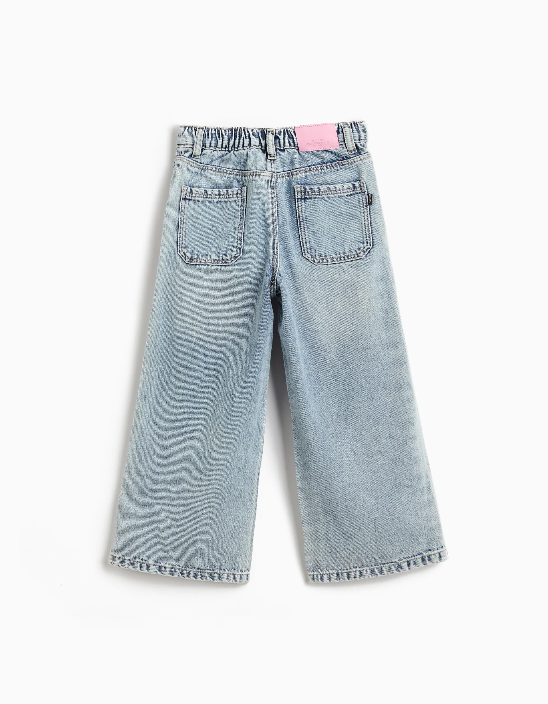 Comprar Online Cal&ccedil;as de Ganga Wide Leg, Menina, Azul Claro 