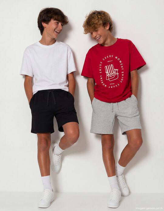 Comprar Online Pack 2 Cal&ccedil;&otilde;es Jersey, Menino, Cinzento Claro