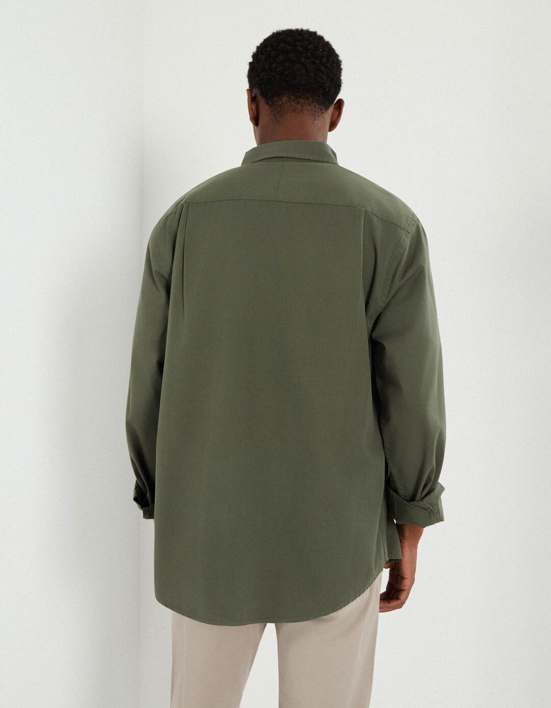 Camisa, Homem, Verde Escuro
