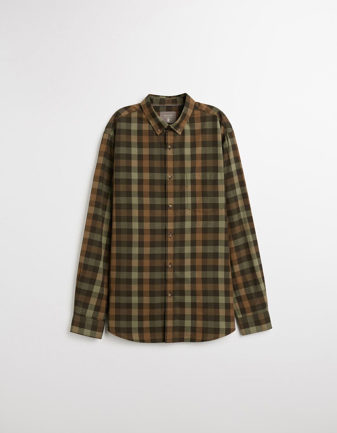 Camisa de Xadrez, Homem, Verde Escuro