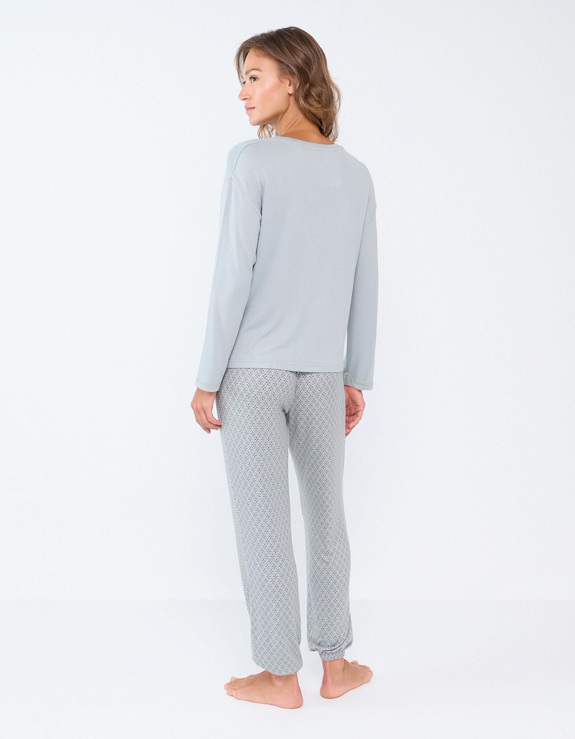 Comprar Online Pijama De Malha, Mulher, Azul Claro