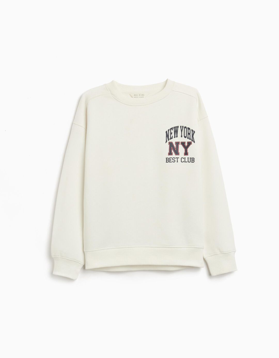 Sweatshirt de Felpa, Menino, Branco