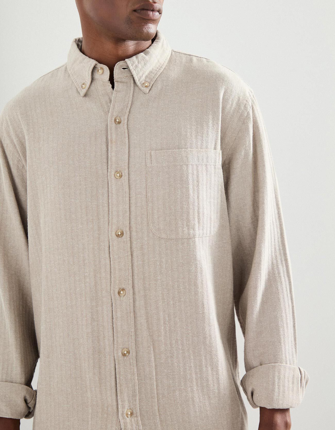 Comprar Online Camisa, Homem, Bege 