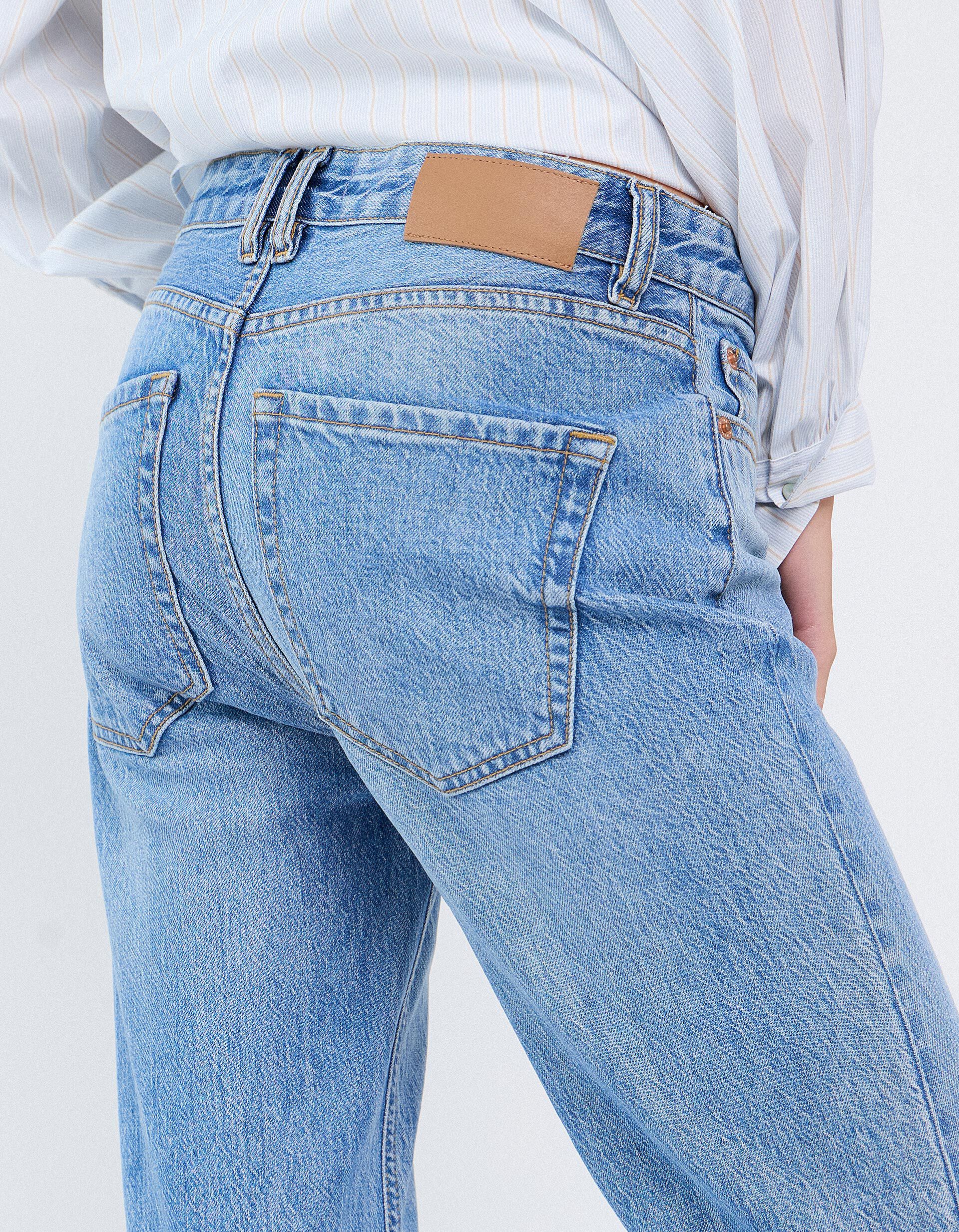 Comprar Online Cal&ccedil;as De Ganga Bootcut, Mulher, Azul