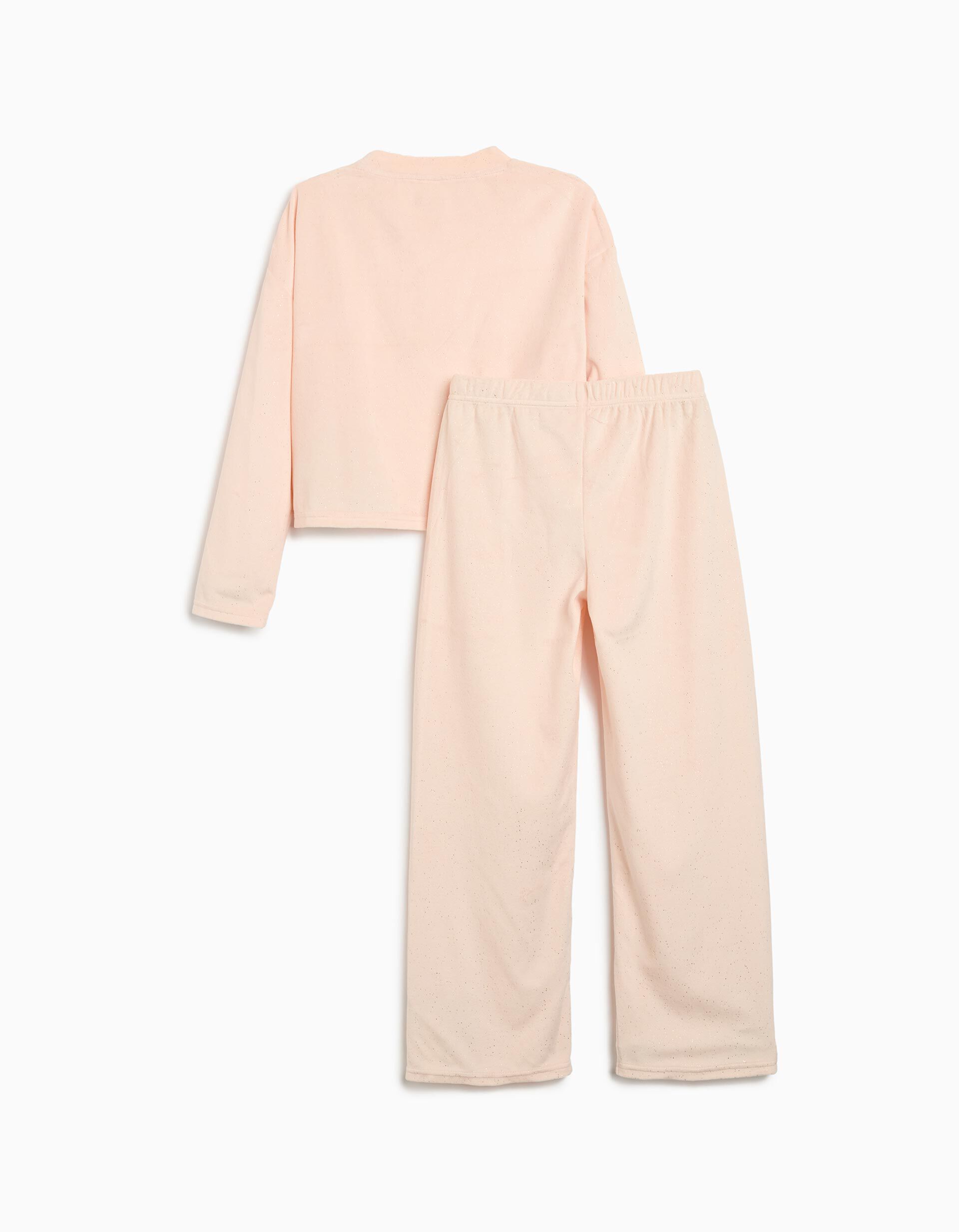 Comprar Online Pijama Veludo, Menina, Rosa Claro