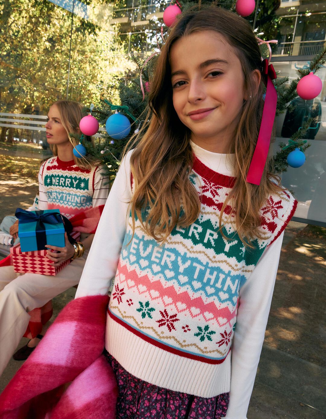 Colete De Natal, Menina, Cru