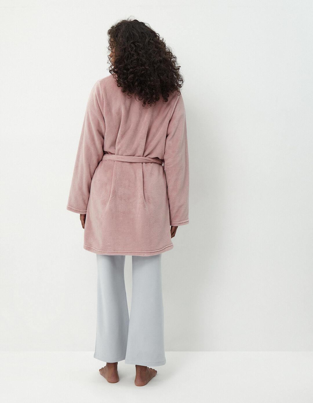 Robe Coralina, Mulher, Rosa Claro