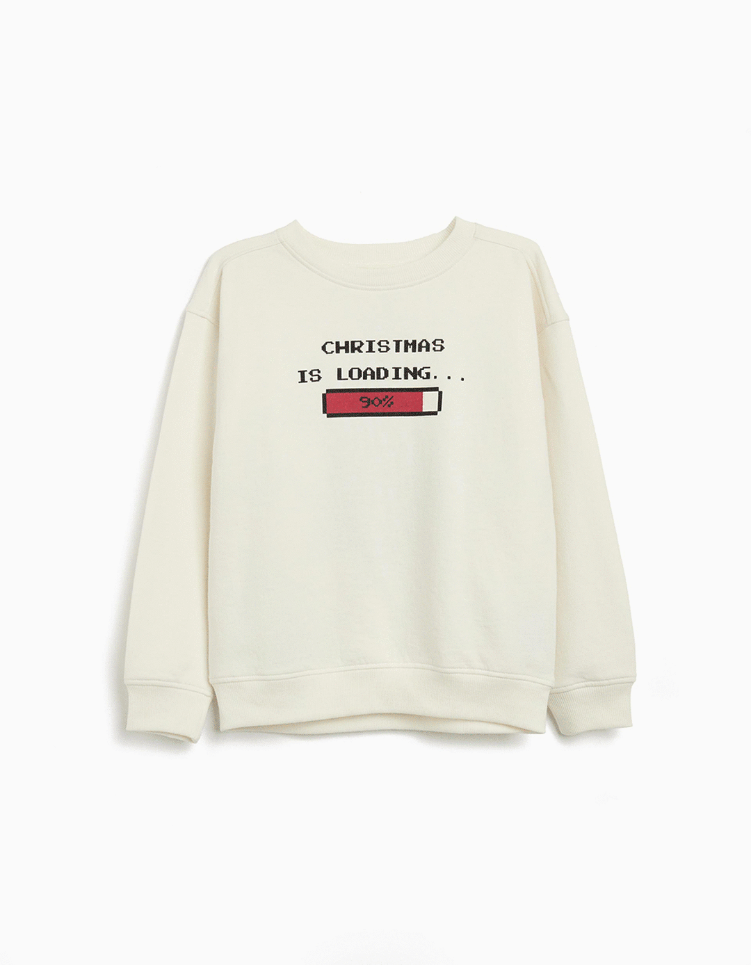 Sweatshirt de Natal, Menino, Branco