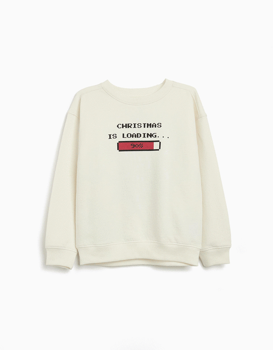 Comprar Online Sweatshirt de Natal, Menino, Branco