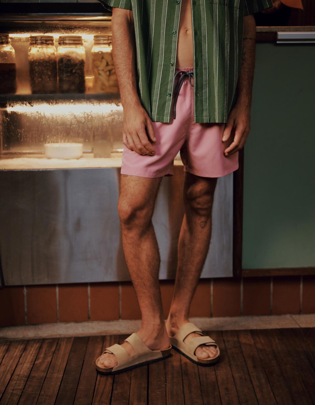 Cal&ccedil;&otilde;es de Banho, Homem, Rosa