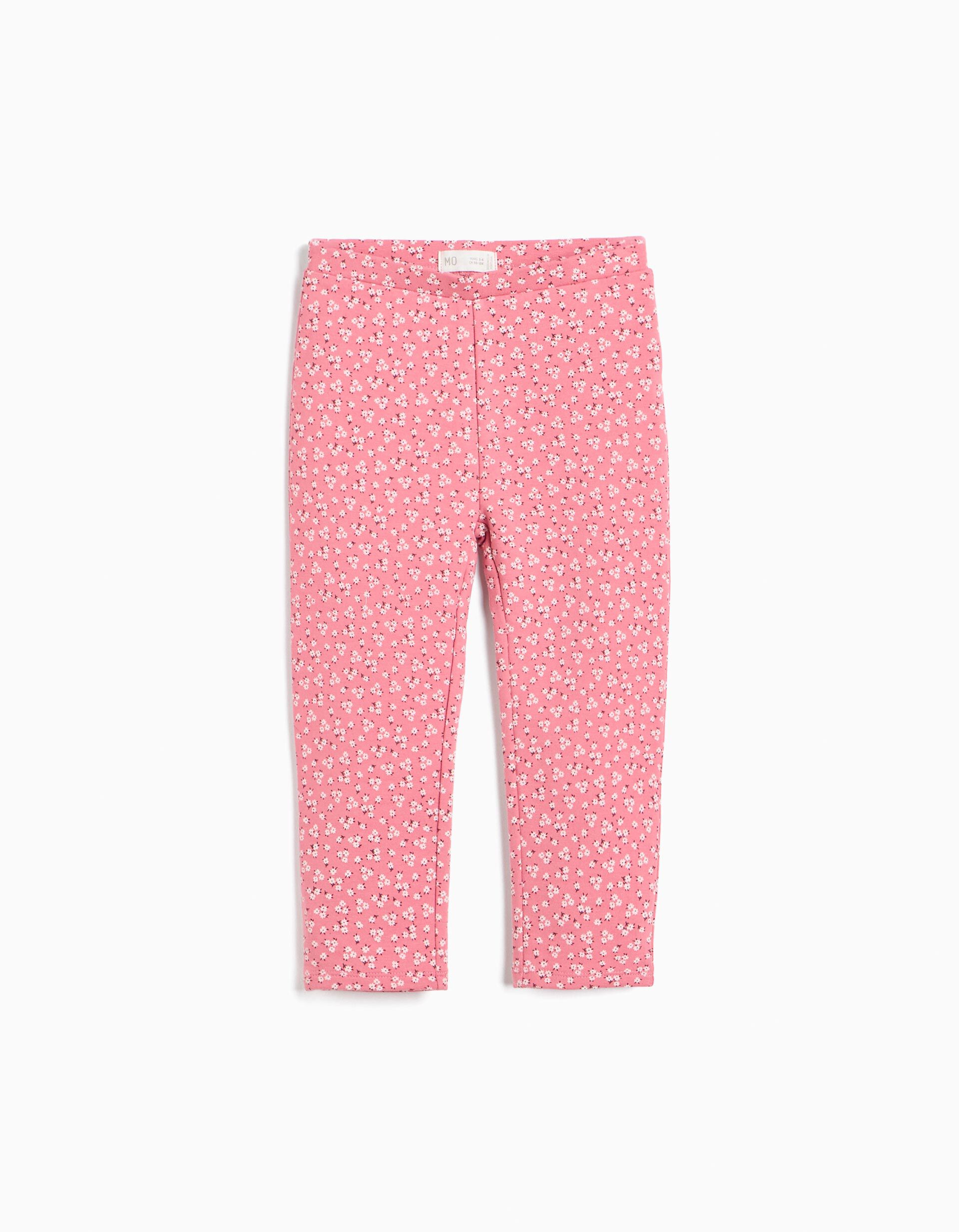 Comprar Online Leggings Com Interior Cardado, Menina, Rosa