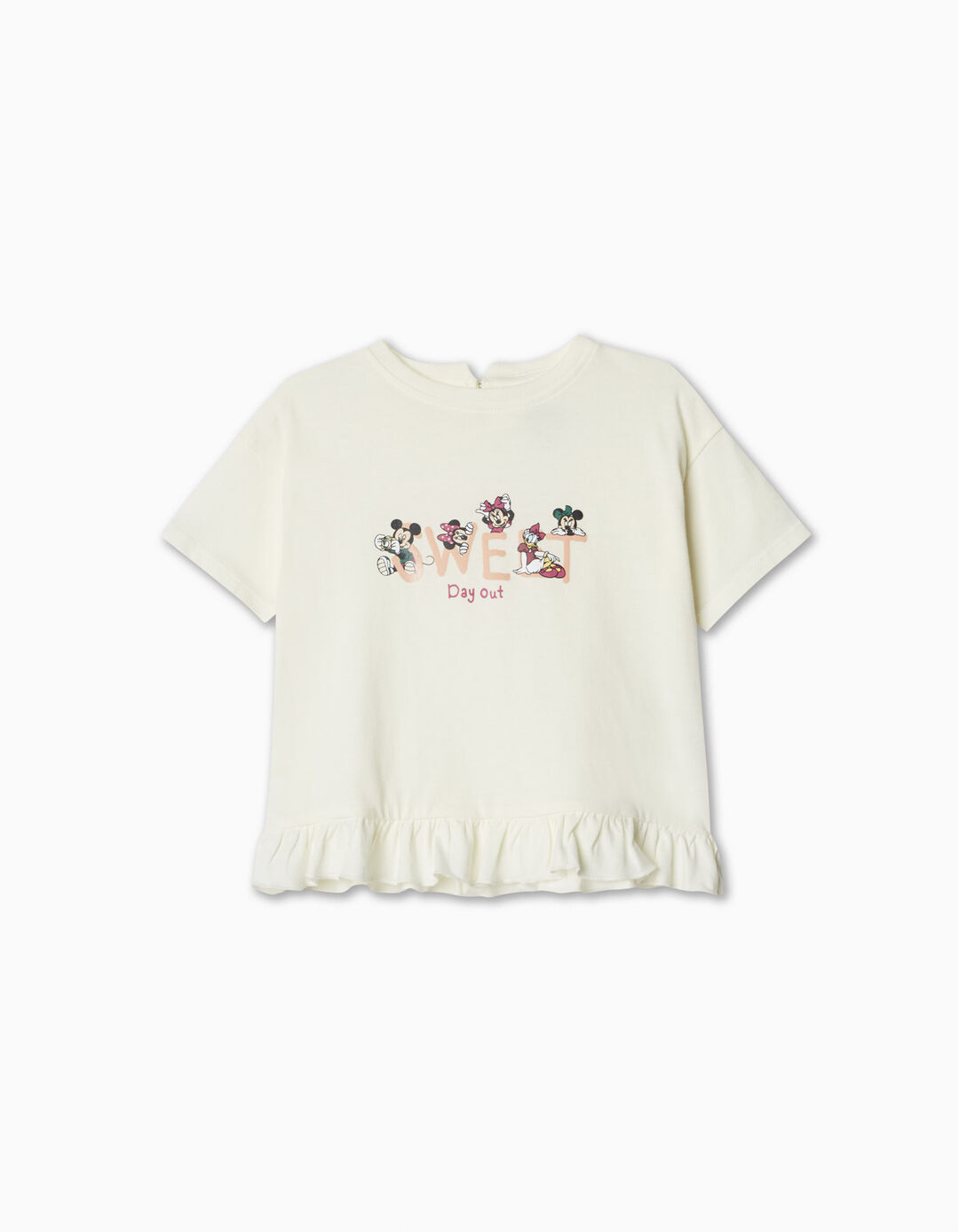 T-shirt 'Disney', Bebé Menina, Branco