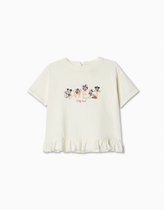 Comprar Online 'Disney' T-shirt, Baby Girl, White