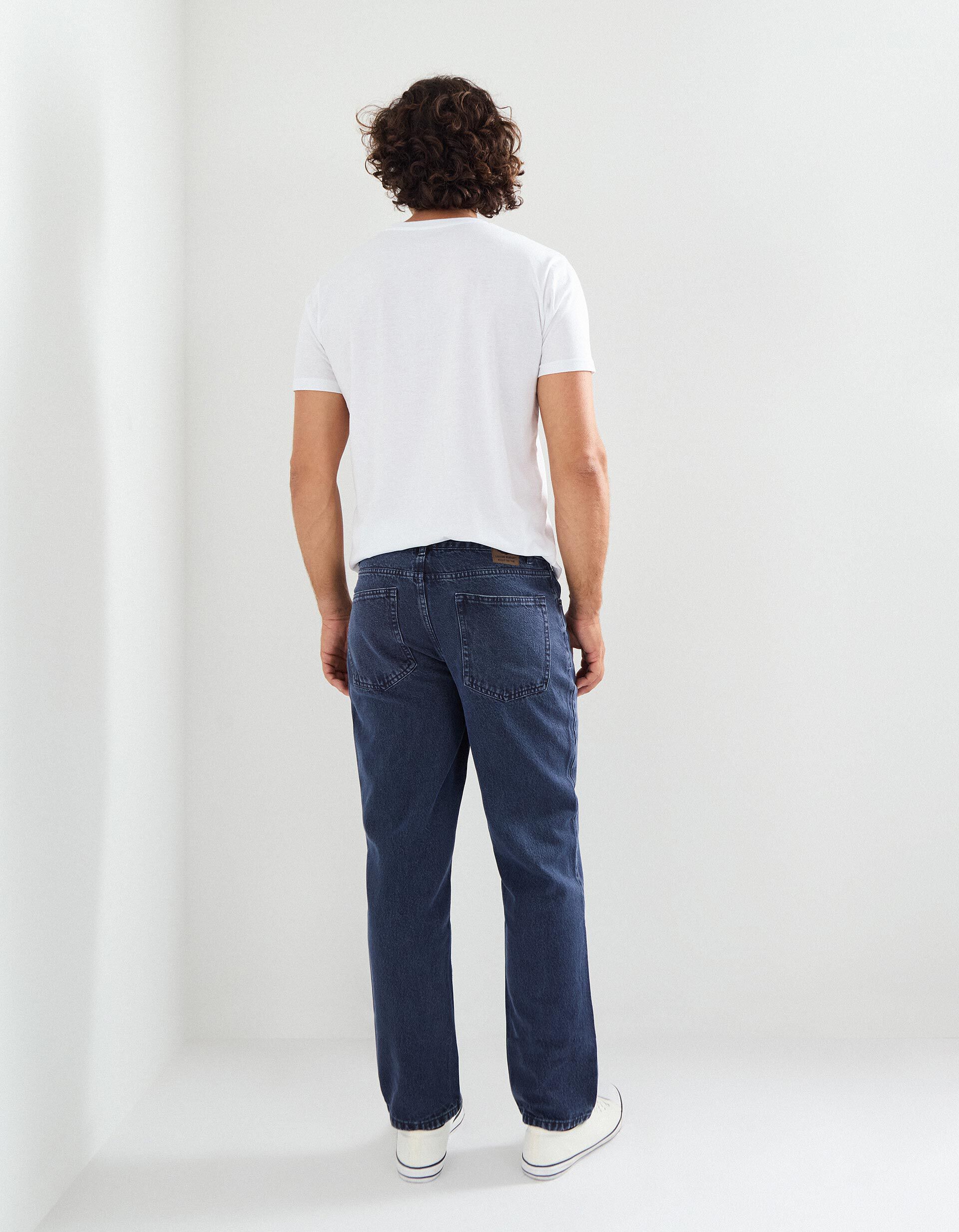 Comprar Online Cal&ccedil;as 'Relaxed Fit', Homem, Azul Escuro 