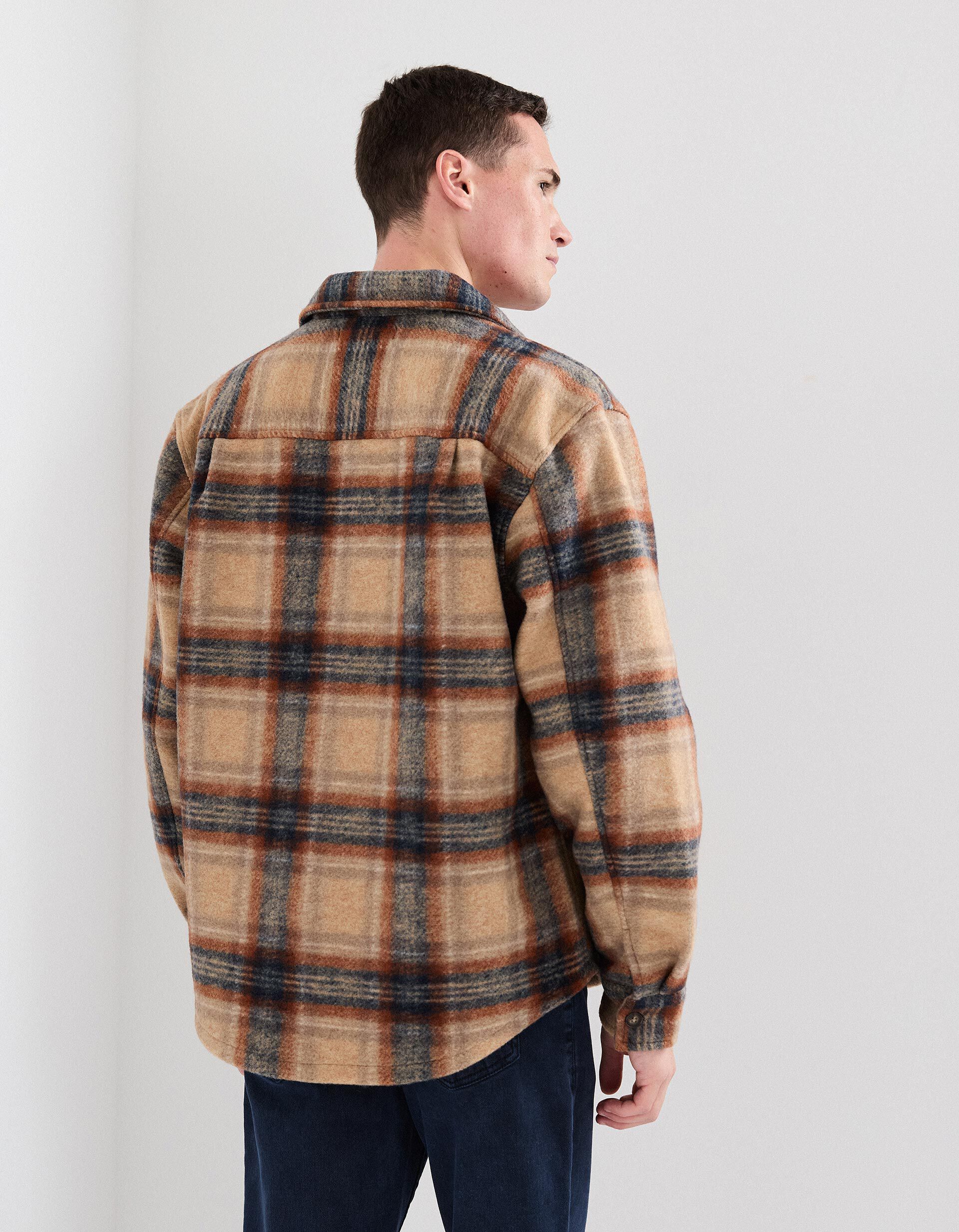 Comprar Online Sobrecamisa, Homem, Bege Escuro