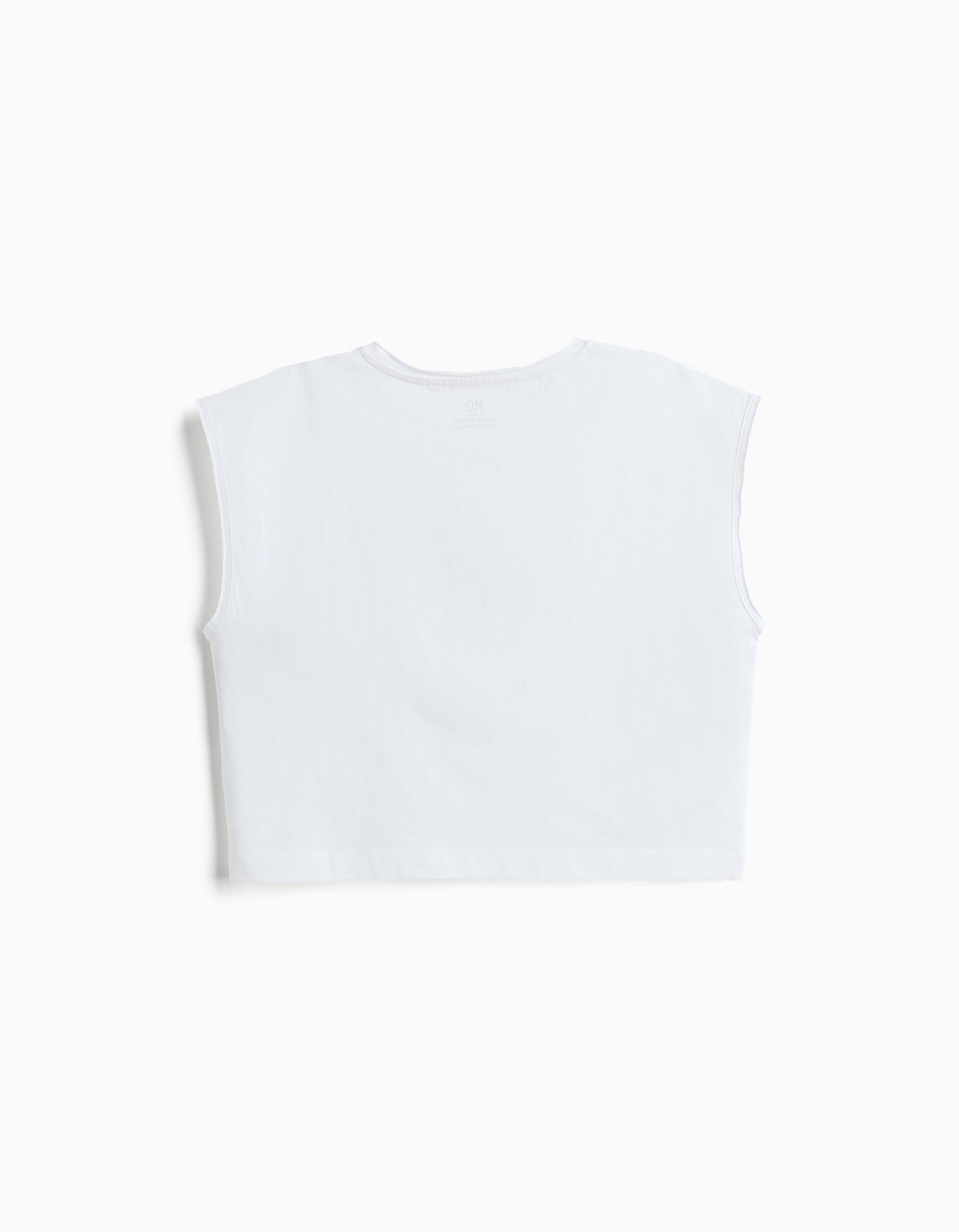 Comprar Online T-shirt Estampada, Menina, Branco