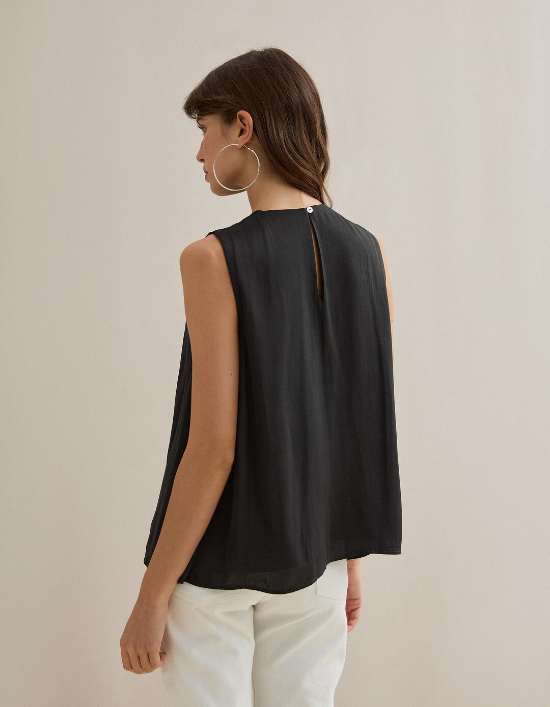 Blusa, Mulher, Cinzento Escuro