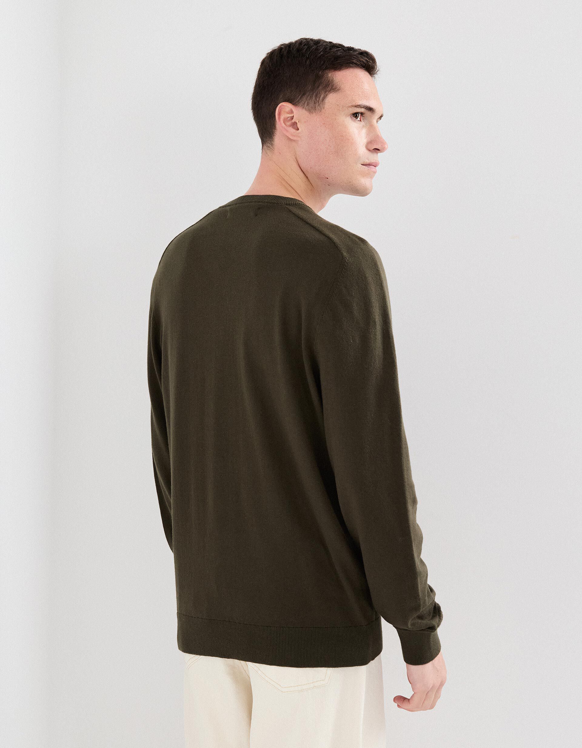 Comprar Online Camisola com Caxemira, Homem, Verde Escuro