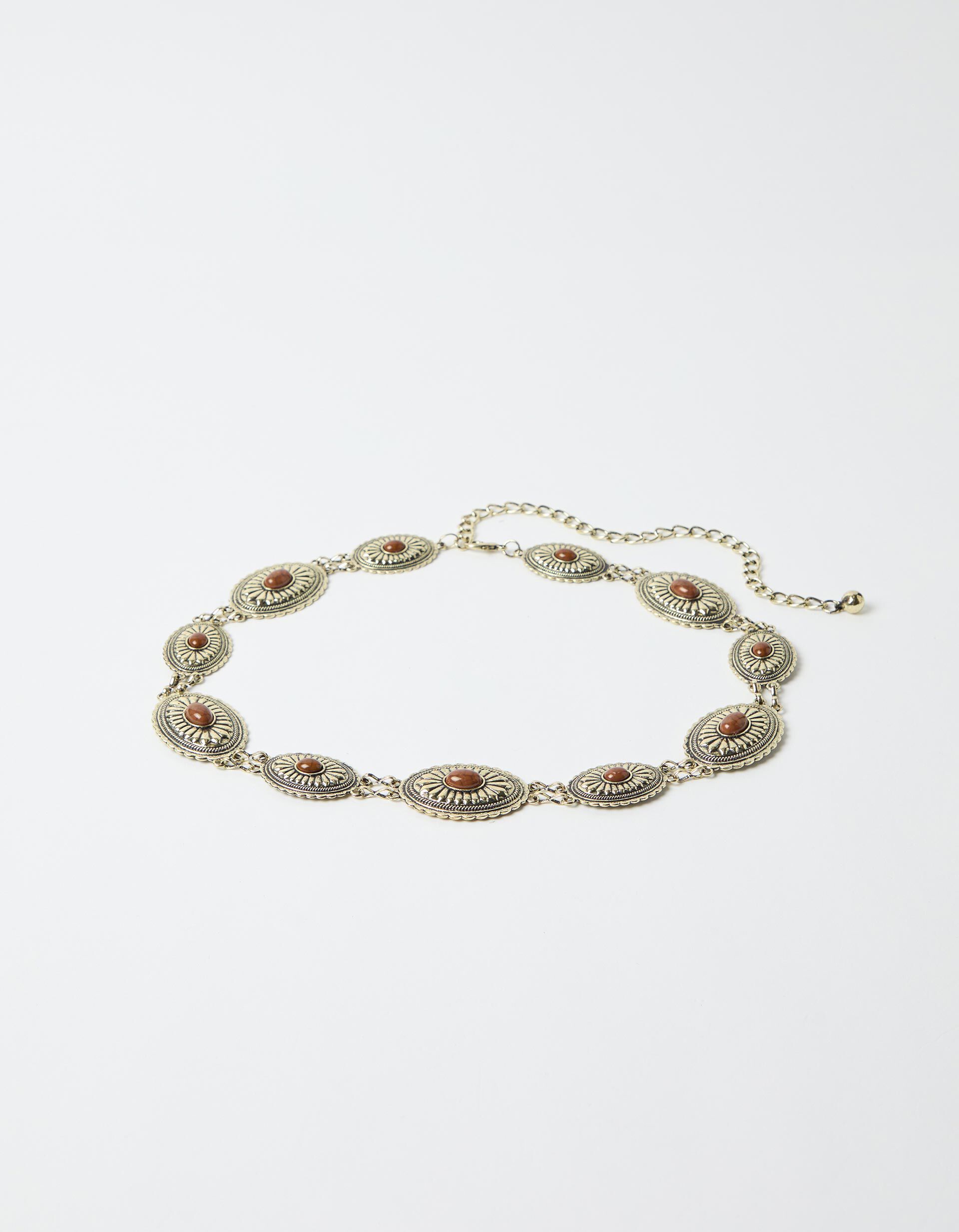 Comprar Online Cinto Met&aacute;lico, Mulher, Dourado