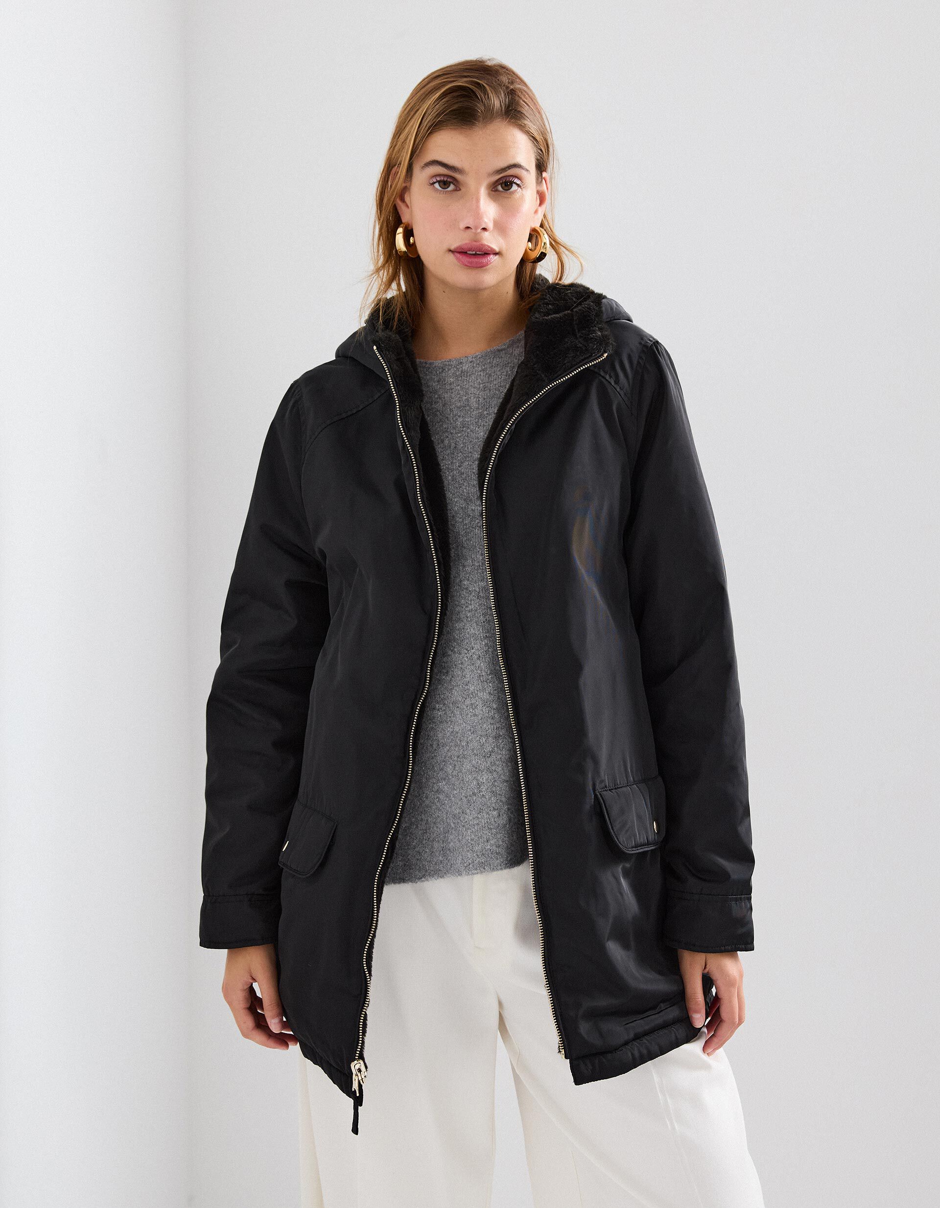 Comprar Online Parka Revers&iacute;vel, Mulher, Preto