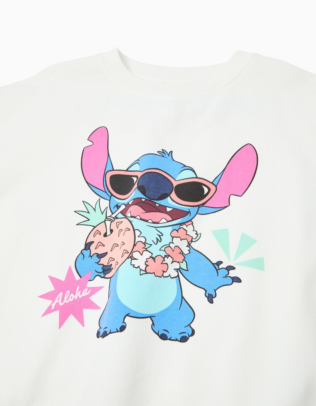 Sweatshirt 'Stitch' &copy;Disney, Menina, Branco