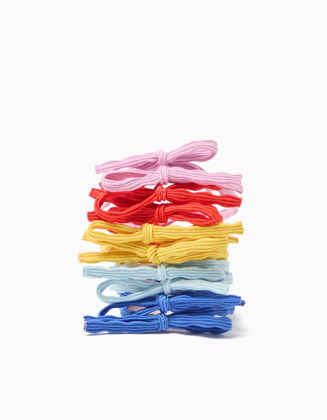 Pack 10 El&aacute;sticos de Cabelo, Menina, Multicor