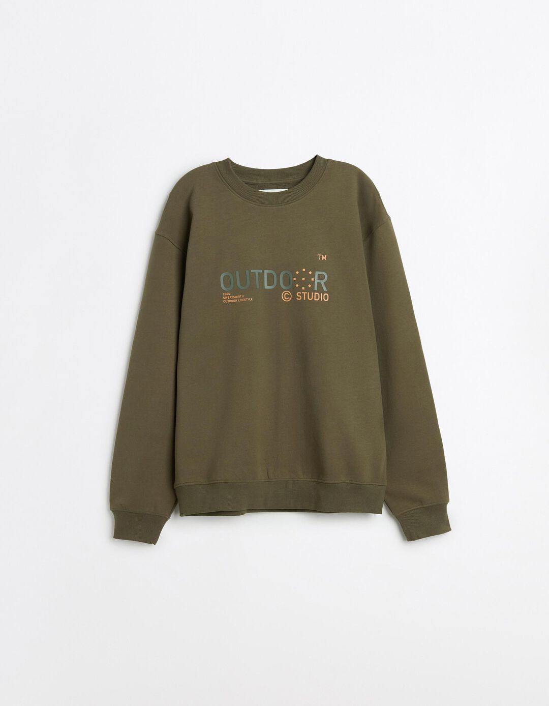 Sweatshirt, Homem, Verde Escuro