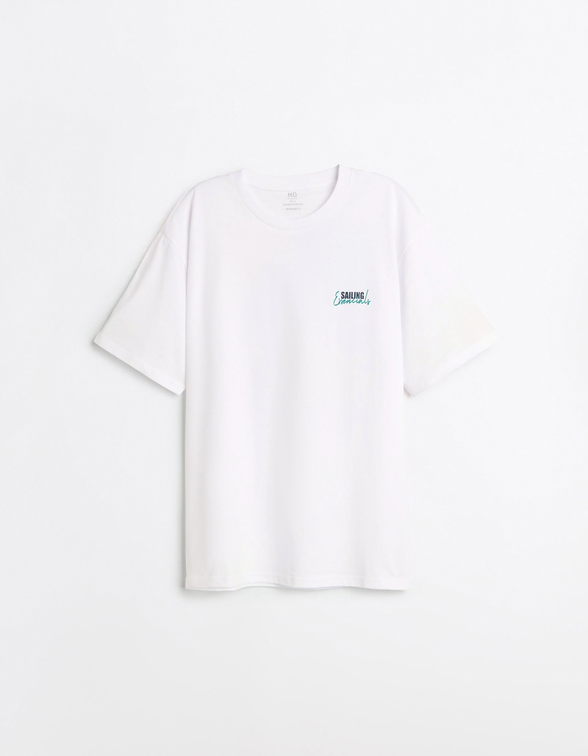 Comprar Online T-shirt Estampada, Homem, Branco