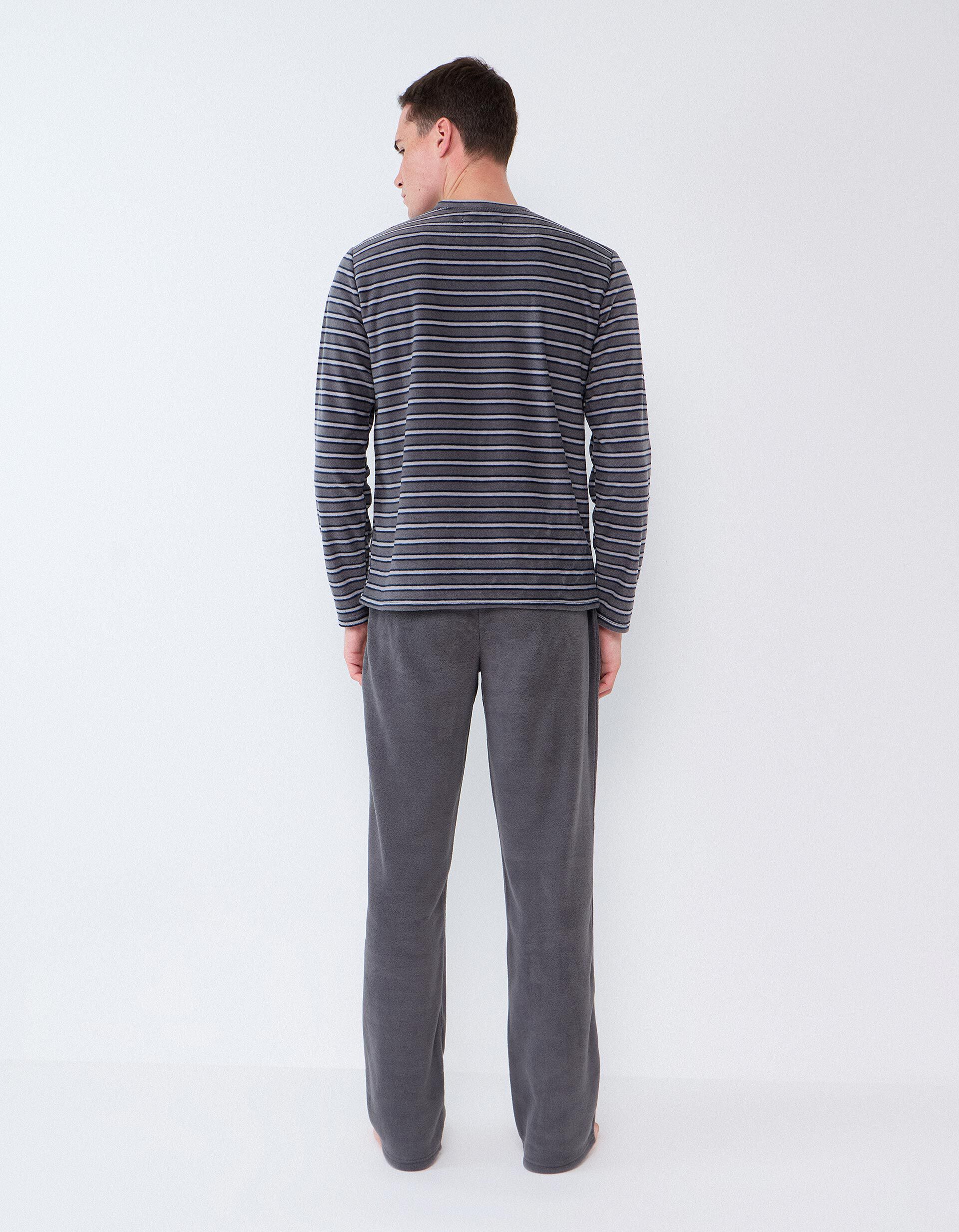 Comprar Online Pijama Polar, Homem, Cinzento