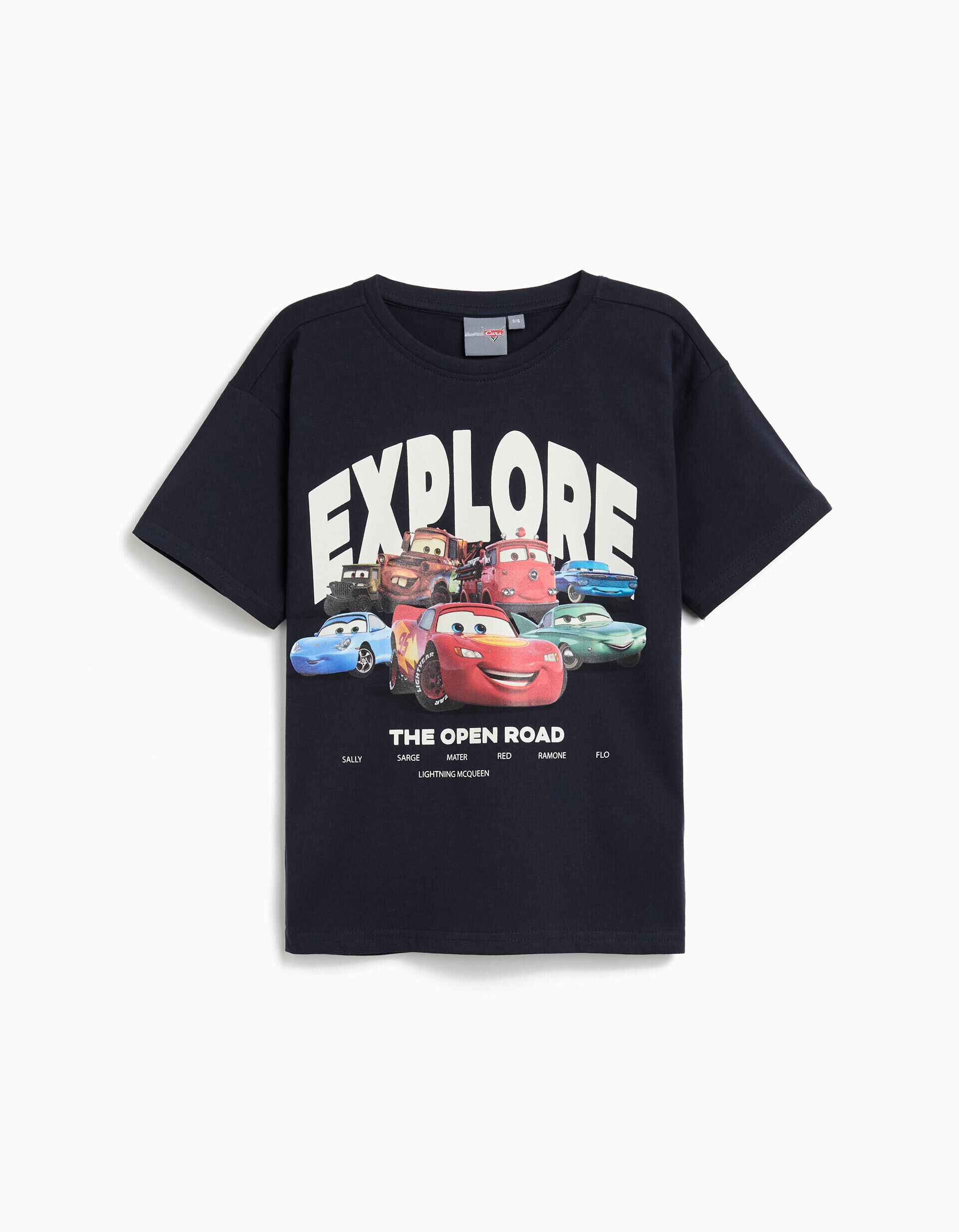 Comprar Online T-shirt 'Cars', Menino, Azul Escuro 