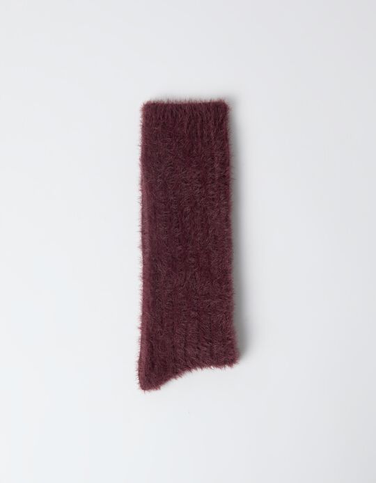Comprar Online Meias, Mulher, Vermelho Escuro