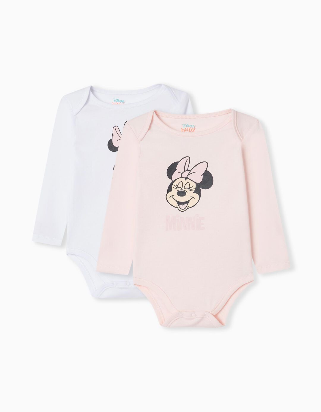 2 'Disney' Bodysuits Pack, Baby Girls, Multicolour