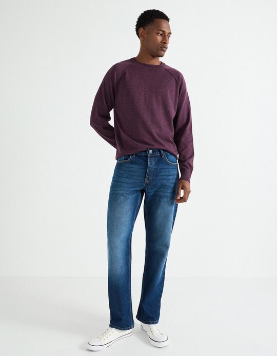 Comprar Online Calças de Ganga 'Straight Fit', Homem, Azul Escuro