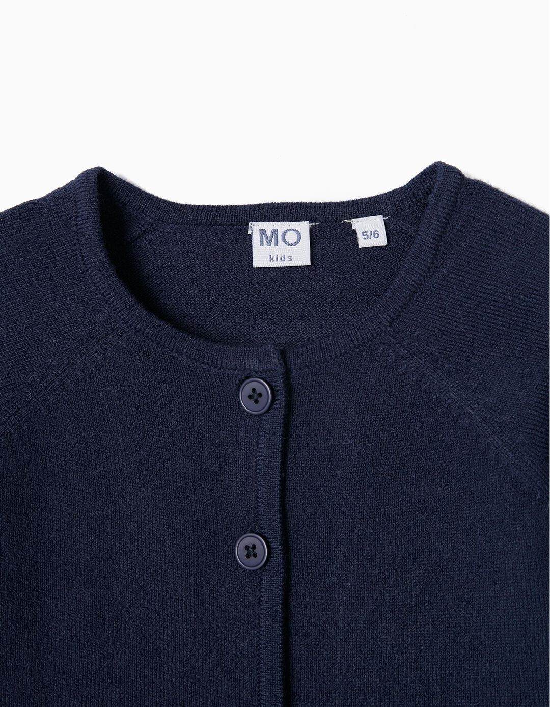 Knitted Cardigan, Girls, Dark Blue