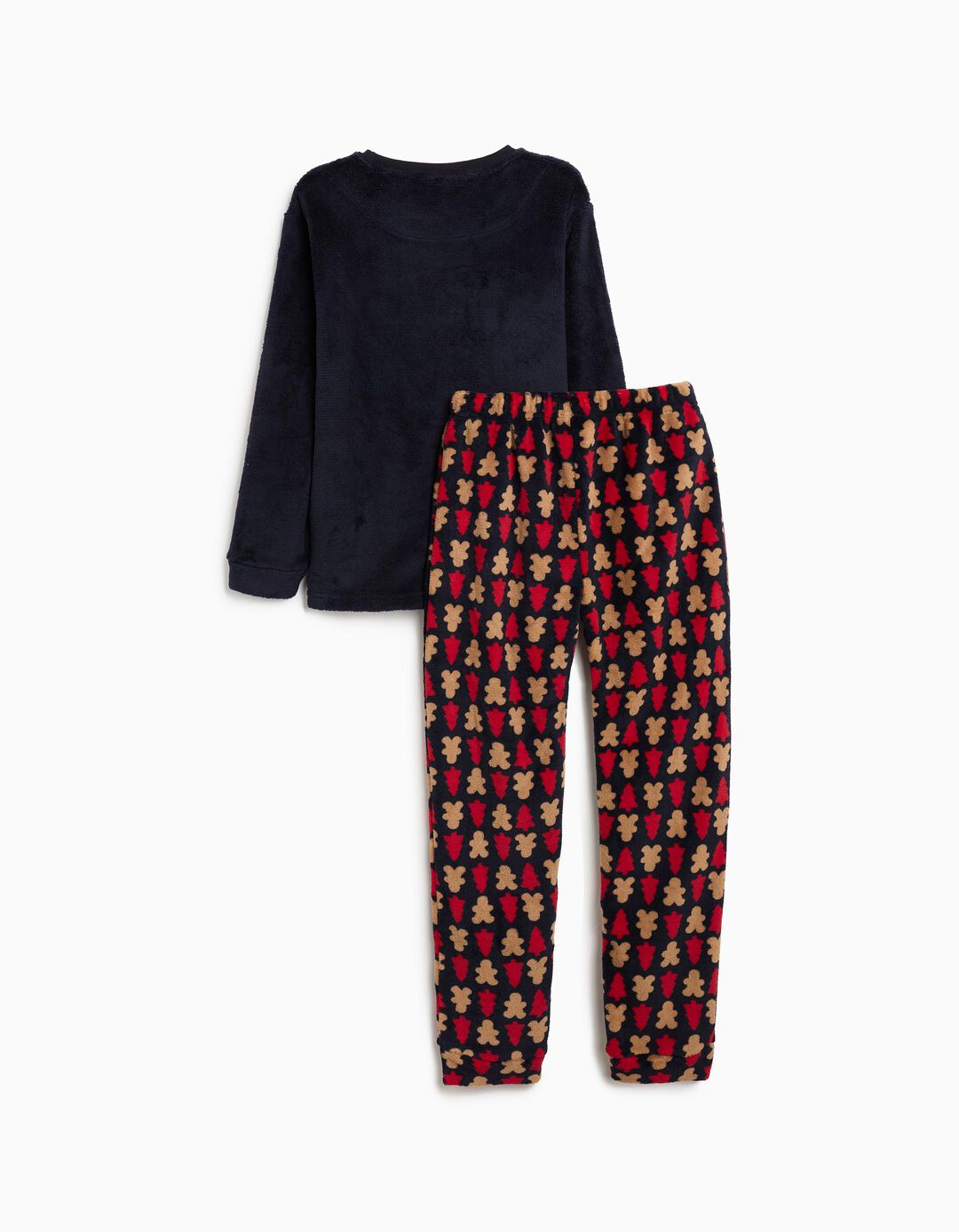 Pijama Polar de Natal, Menina, Azul Escuro