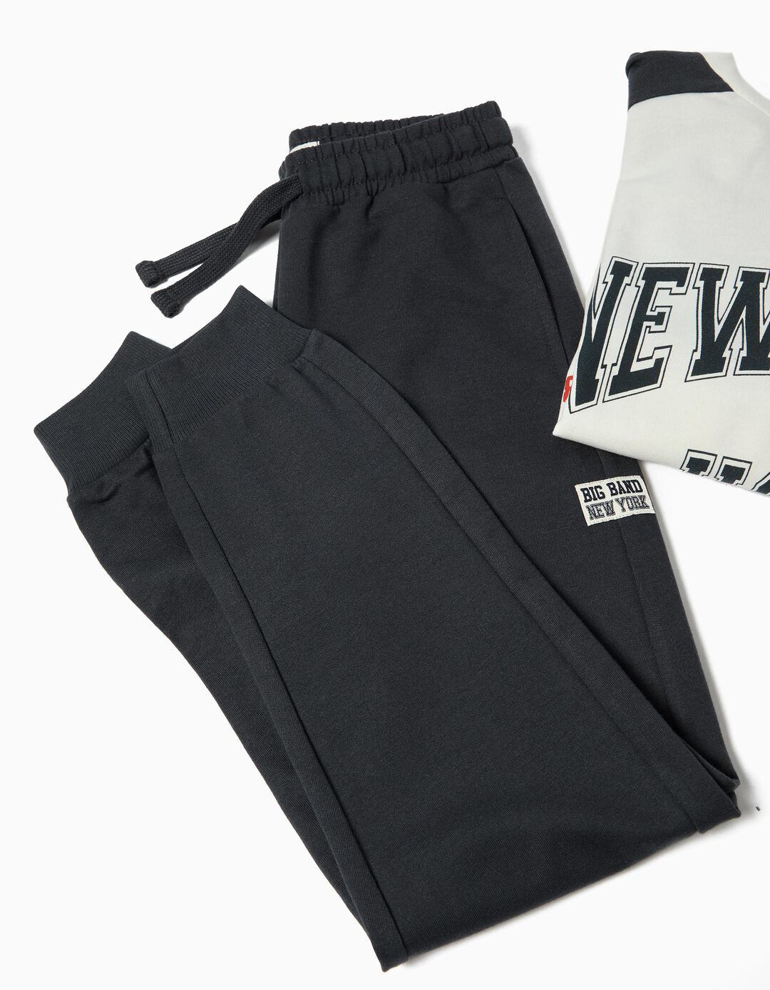 Conjunto de Jogging, Menino, Cinzento Escuro