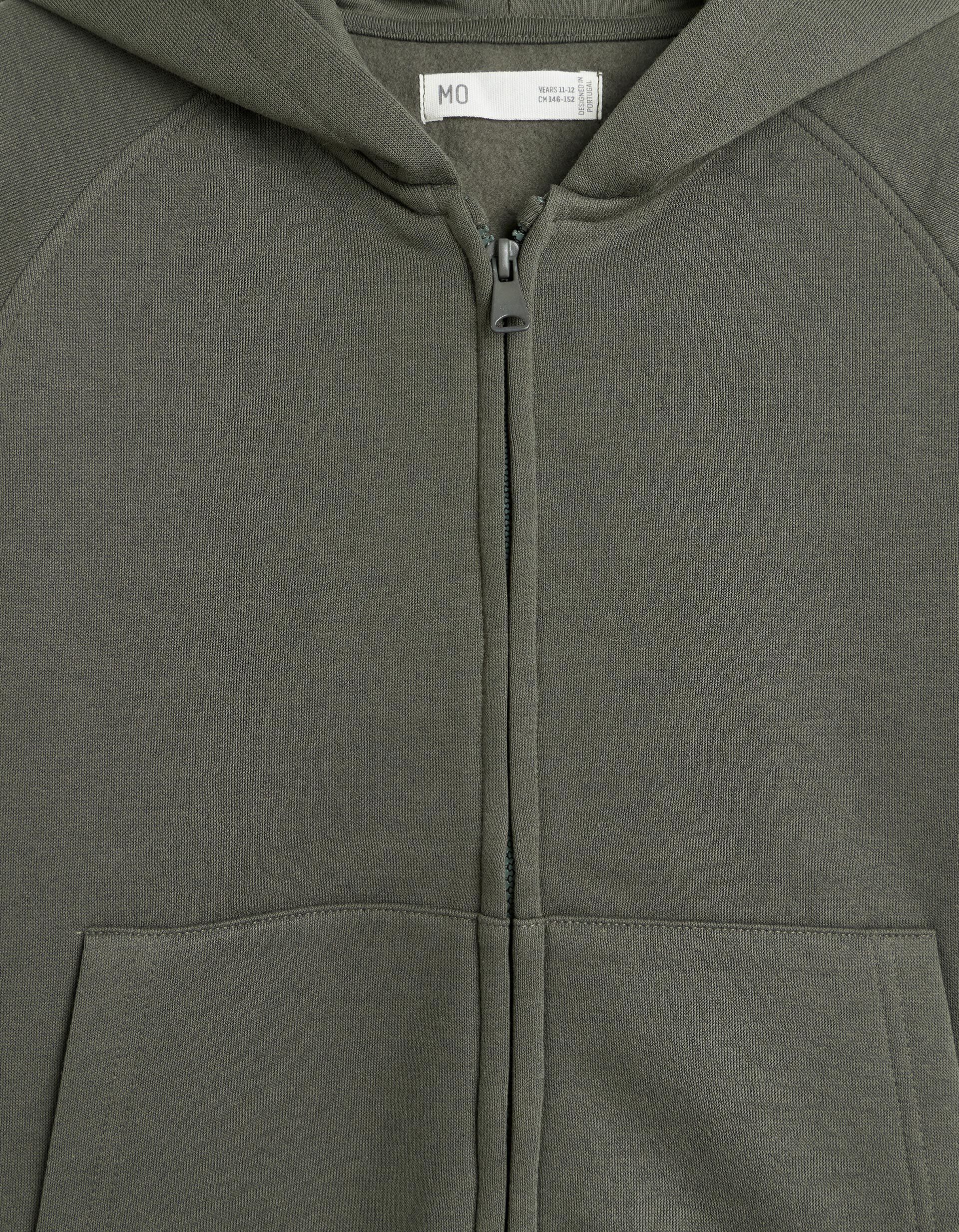 Comprar Online Casaco De Felpa Com Capuz, Menino, Verde Escuro