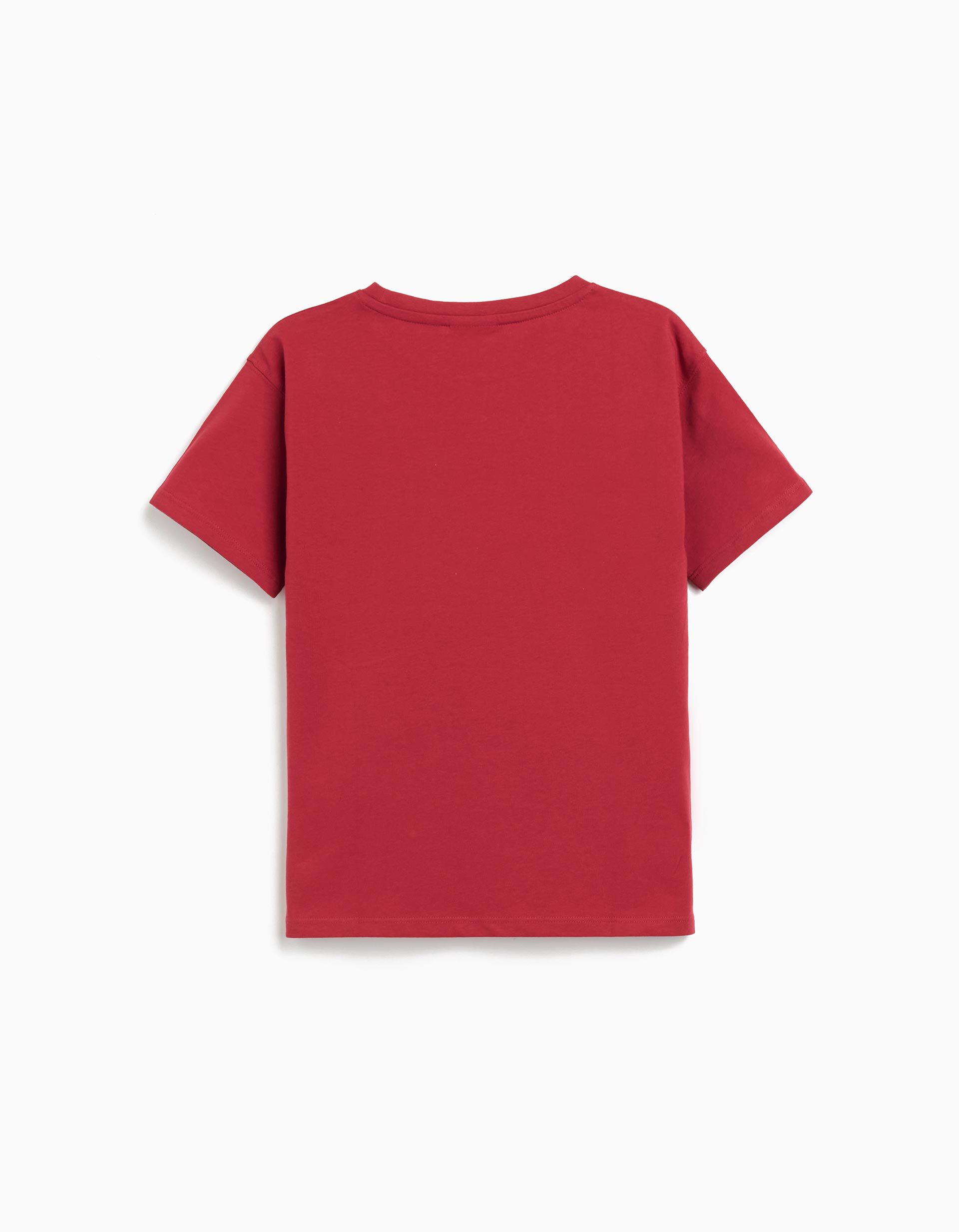 Comprar Online T-shirt 'Minions', Menino, Vermelho Escuro