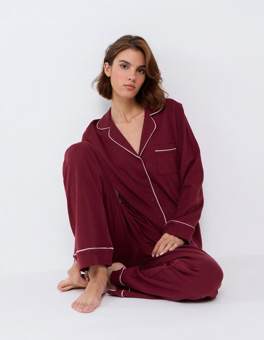 Comprar Online Pijama Camiseiro, Mulher, Vermelho