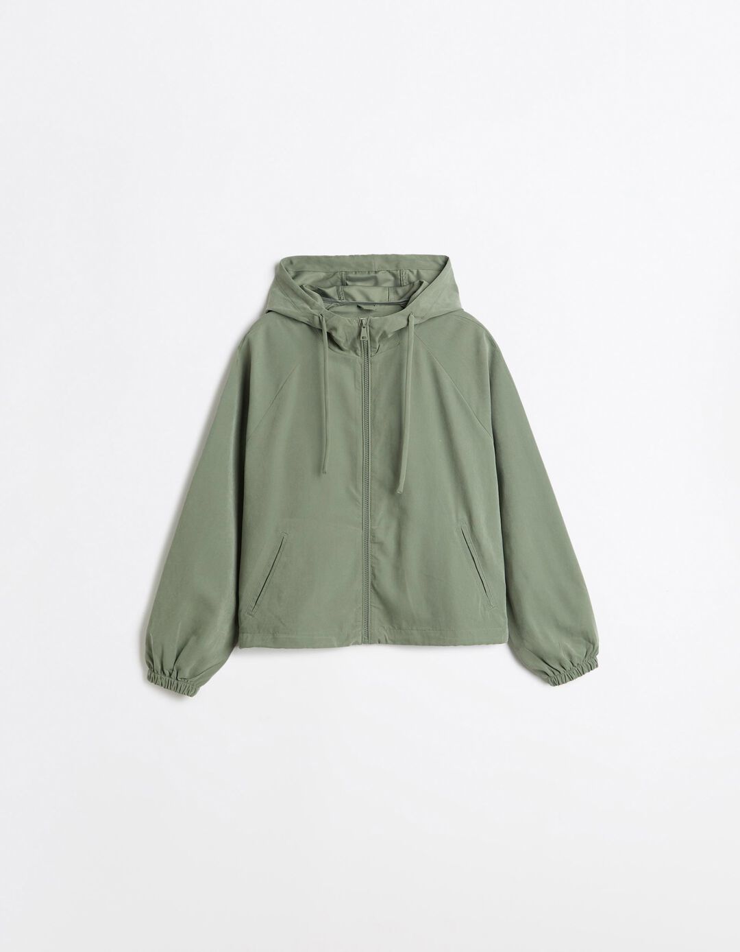 Parka Com Capuz, Mulher, Verde Claro