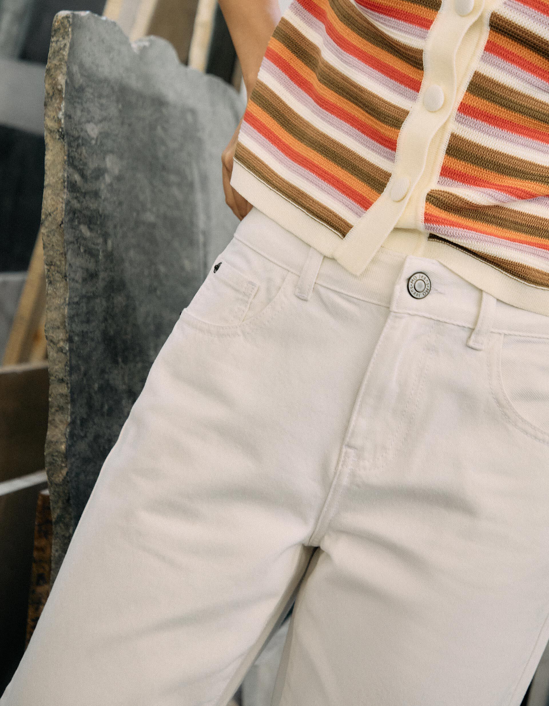 Comprar Online Cal&ccedil;as de Ganga 'Straight Fit', Mulher, Cru