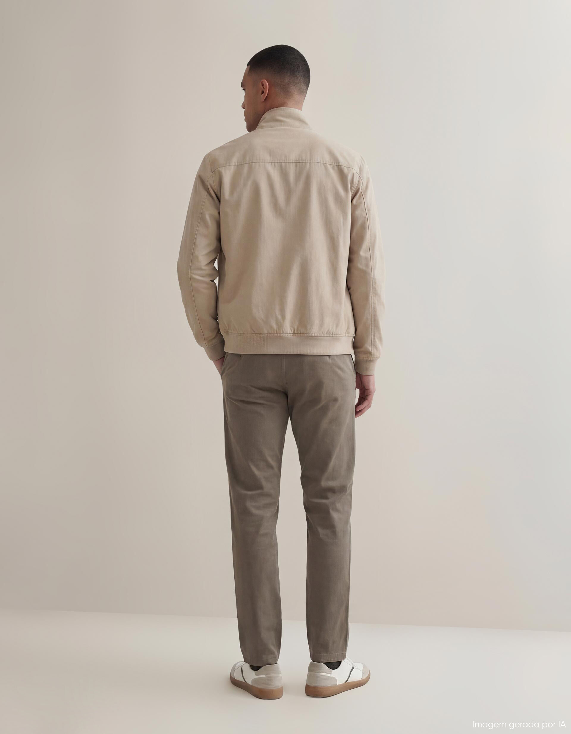 Comprar Online Cal&ccedil;as 'Tapered Fit', Homem, Verde Escuro