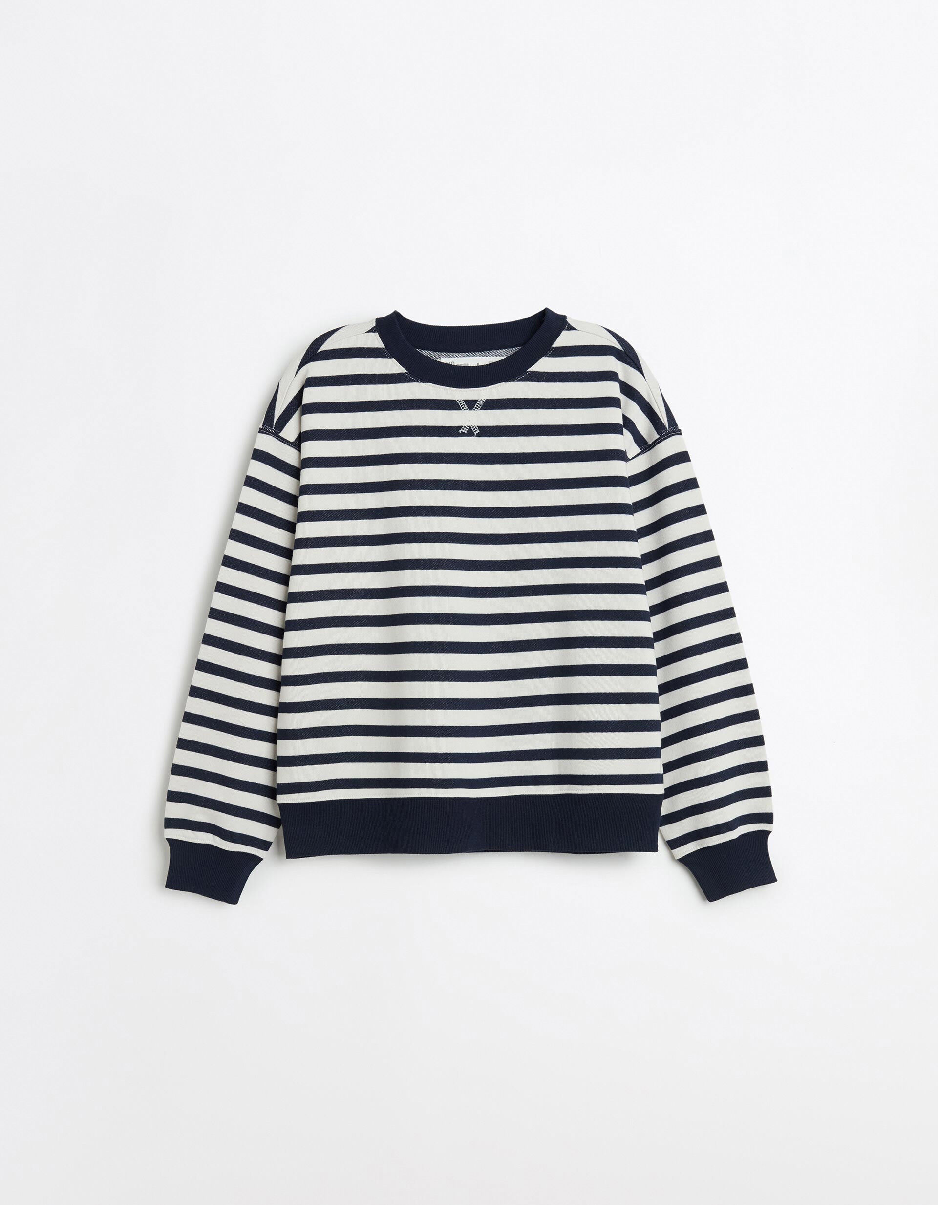 Comprar Online Sweatshirt Riscas, Mulher, Azul Escuro