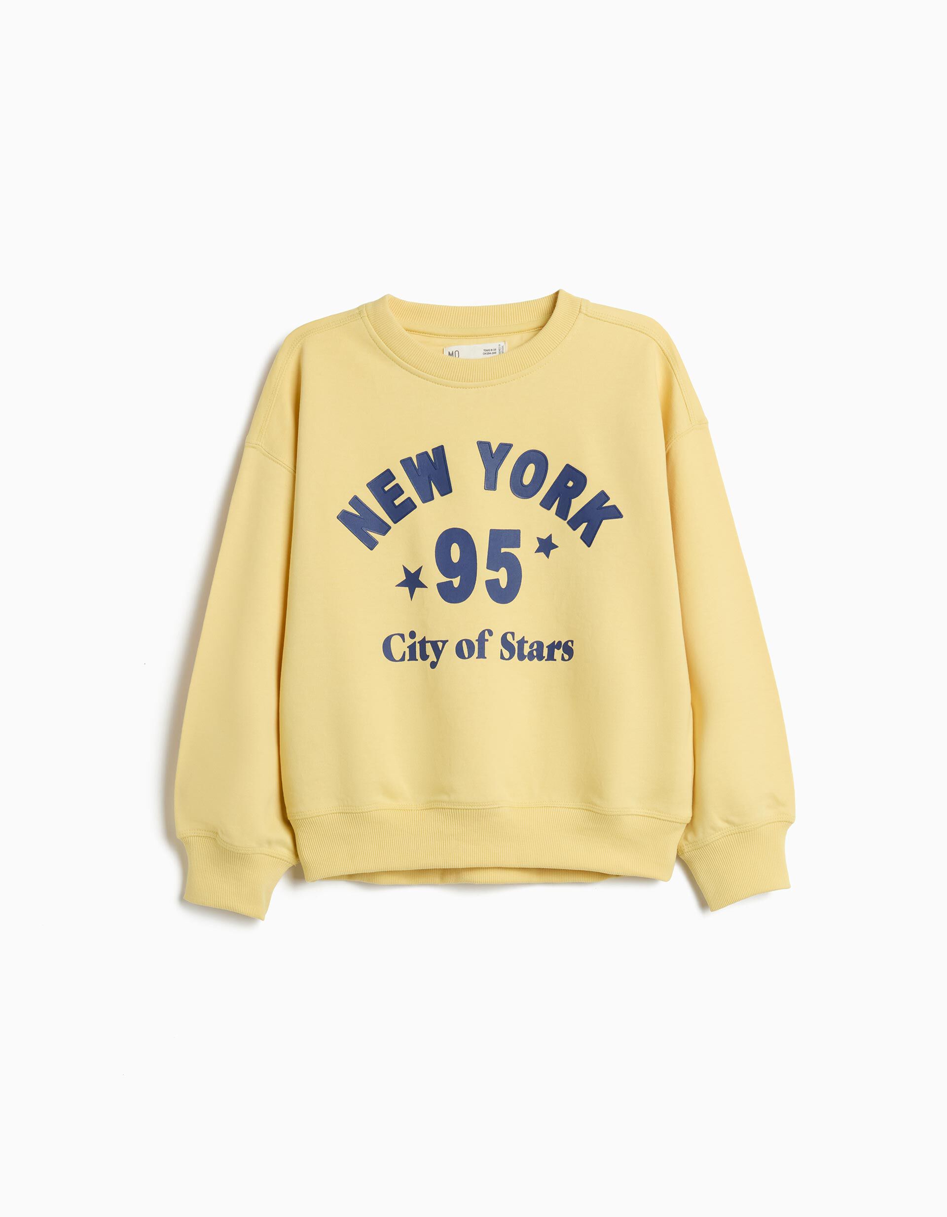 Comprar Online Sweatshirt, Menina, Amarelo Claro
