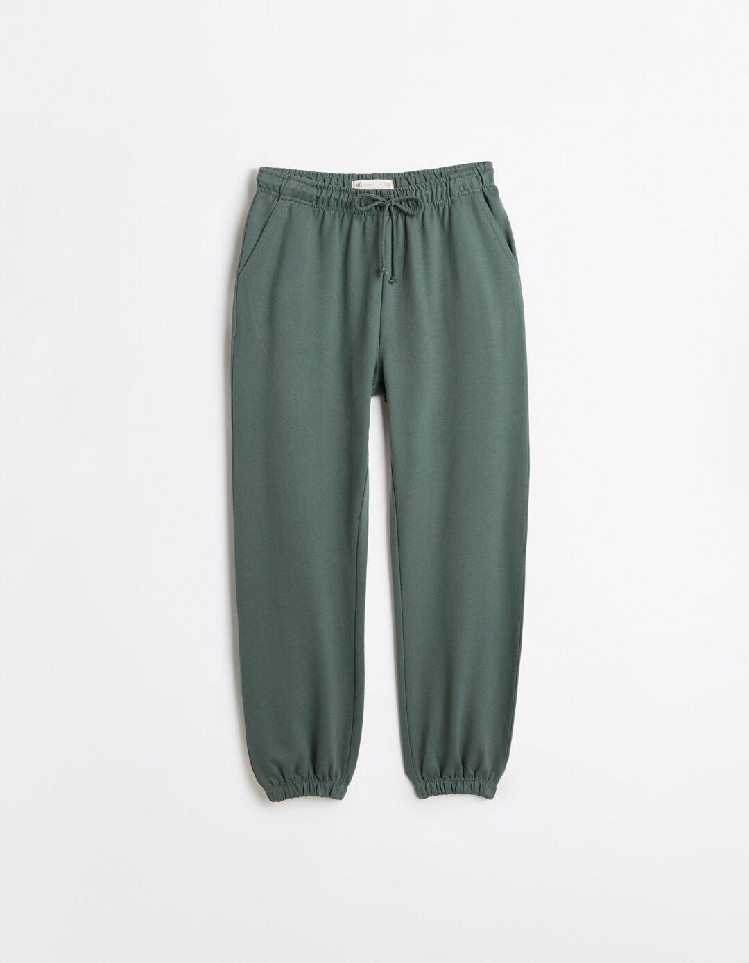 Cal&ccedil;as Jogger De Felpa, Mulher, Verde Escuro